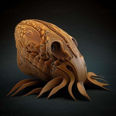 3D модель Potamotrygon marinae (STL)